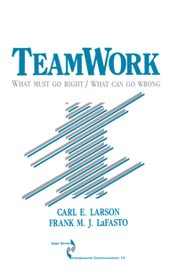 Cover image: Teamwork 1st edition 9780803932906