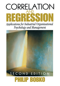 Cover image: Correlation and Regression 2nd edition 9780761923039