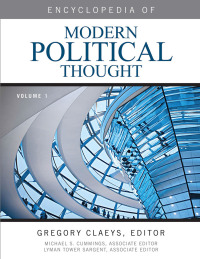 Omslagafbeelding: Encyclopedia of Modern Political Thought (set) 1st edition 9780872899100