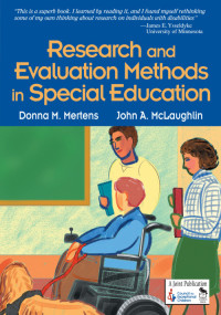 Cover image: Research and Evaluation Methods in Special Education 1st edition 9780761946533