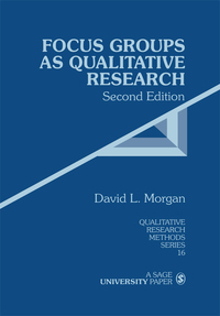 Cover image: Focus Groups as Qualitative Research 1st edition 9780761903437
