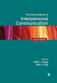 صورة الغلاف: The SAGE Handbook of Interpersonal Communication 4th edition 9781412974745
