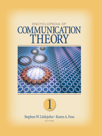 Cover image: Encyclopedia of Communication Theory 1st edition 9781412959377