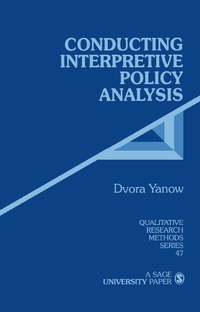 Cover image: Conducting Interpretive Policy Analysis 1st edition 9780761908272