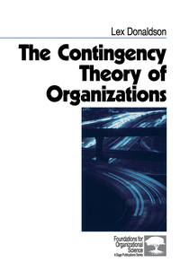 Imagen de portada: The Contingency Theory of Organizations 1st edition 9780761915737