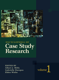Imagen de portada: Encyclopedia of Case Study Research 1st edition 9781412956703