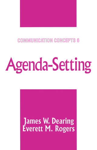 Cover image: Agenda-Setting 1st edition 9780761905639