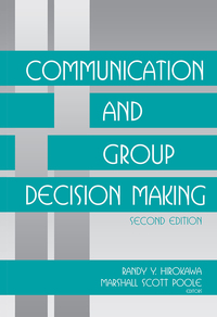 Imagen de portada: Communication and Group Decision Making 1st edition 9780761904625