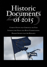 Titelbild: Historic Documents of 2015 1st edition 9781506333519