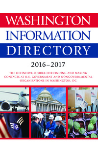 Titelbild: Washington Information Directory 2016-2017 1st edition 9781506334011