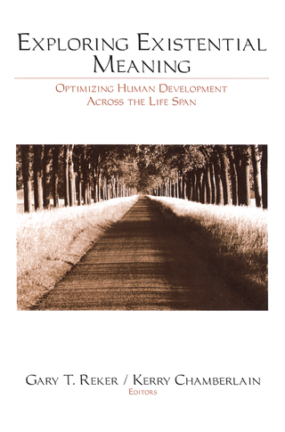 Imagen de portada: Exploring Existential Meaning 1st edition 9780761909941
