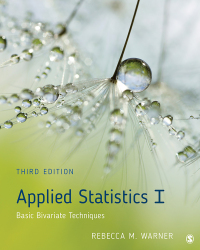 Cover image: Applied Statistics I 3rd edition 9781506352800