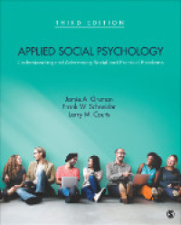 Cover image: Applied Social Psychology 3rd edition 9781483369730
