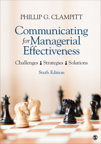 Imagen de portada: Communicating for Managerial Effectiveness 6th edition 9781483358512