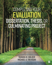Omslagafbeelding: Completing Your Evaluation Dissertation, Thesis, or Culminating Project 1st edition 9781544300009