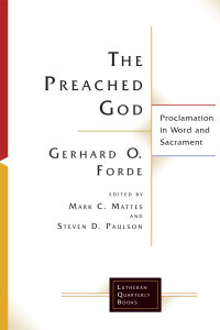 Cover image: The Preached God 9781506427256