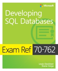 Imagen de portada: Exam Ref 70-762 Developing SQL Databases 1st edition 9781509304912