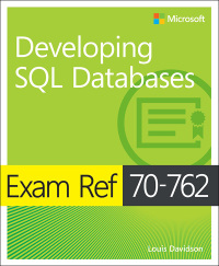 Cover image: Exam Ref 70-762 Developing SQL Databases 1st edition 9781509304912