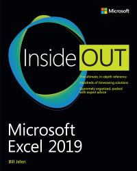 Cover image: Microsoft Excel 2019 Inside Out 1st edition 9781509307692