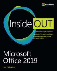 Cover image: Microsoft Office 2019 Inside Out 1st edition 9781509307708