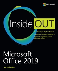 Cover image: Microsoft Office 2019 Inside Out 1st edition 9781509307708