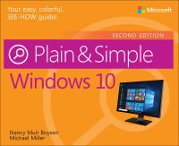 Cover image: Windows 10 Plain & Simple 2nd edition 9781509306732