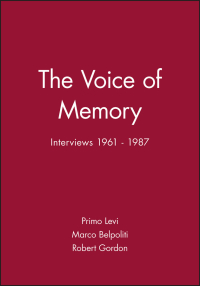 Imagen de portada: The Voice of Memory 1st edition 9780745621500