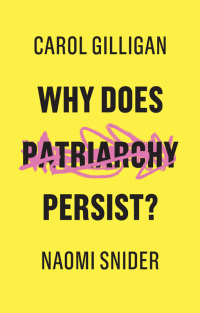 Cover image: Why Does Patriarchy Persist? 1st edition 9781509529124