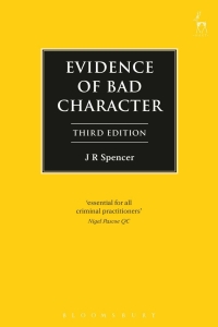 Cover image: Evidence of Bad Character 1st edition 9781509900046