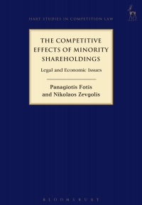 Cover image: The Competitive Effects of Minority Shareholdings 1st edition 9781849465342
