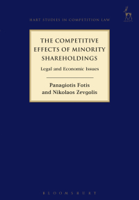 Imagen de portada: The Competitive Effects of Minority Shareholdings 1st edition 9781849465342