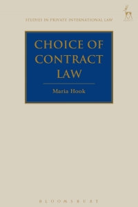 Cover image: The Choice of Law Contract 1st edition 9781849467643