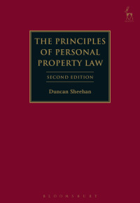 صورة الغلاف: The Principles of Personal Property Law 1st edition 9781509932221