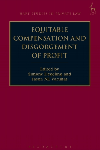 Cover image: Equitable Compensation and Disgorgement of Profit 1st edition 9781509931279