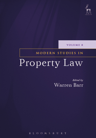 Imagen de portada: Modern Studies in Property Law - Volume 8 1st edition 9781849466226