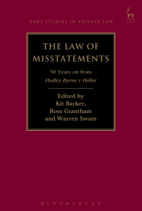 Cover image: The Law of Misstatements 1st edition 9781849468633
