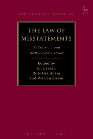 Imagen de portada: The Law of Misstatements 1st edition 9781849468633