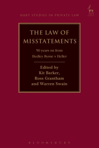 Imagen de portada: The Law of Misstatements 1st edition 9781849468633