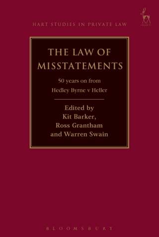 Cover image: The Law of Misstatements 1st edition 9781849468633