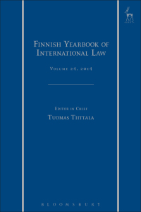 Omslagafbeelding: Finnish Yearbook of International Law, Volume 24, 2014 1st edition 9781849467469