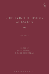 Omslagafbeelding: Studies in the History of Tax Law, Volume 7 1st edition 9781849467988
