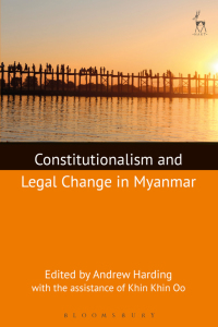 Cover image: Constitutionalism and Legal Change in Myanmar 1st edition 9781509929771