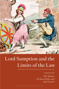 Imagen de portada: Lord Sumption and the Limits of the Law 1st edition 9781849466943