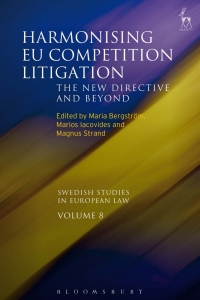 Immagine di copertina: Harmonising EU Competition Litigation 1st edition 9781509921164