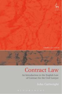 Cover image: Contract Law 1st edition 9781509902910