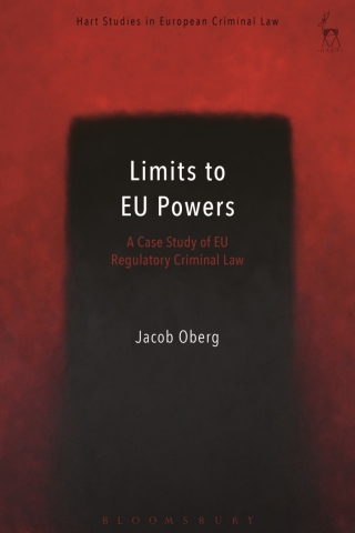Cover image: Limits to EU Powers 1st edition 9781509934744