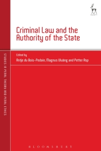 Titelbild: Criminal Law and the Authority of the State 1st edition 9781509905133