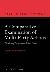 Imagen de portada: A Comparative Examination of Multi-Party Actions 1st edition 9781509905294