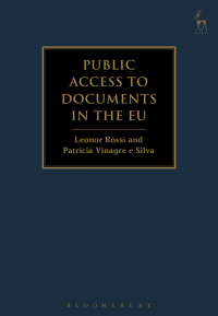 Imagen de portada: Public Access to Documents in the EU 1st edition 9781509905331