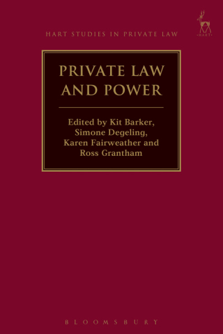 Imagen de portada: Private Law and Power 1st edition 9781509905997